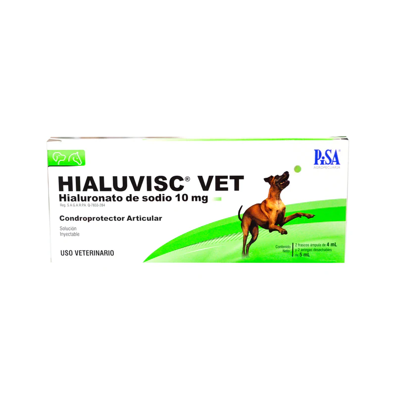 Hialuvisc Vet 2 Unidades 4 Ml- Pisa Hialuvisc Vet 2 Unidades 4 Ml- Pisa
